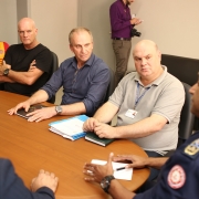 Secretários Celso Piaseski (Esportes) e Bruno Vanuzzi (Parcerias Estratégicas)