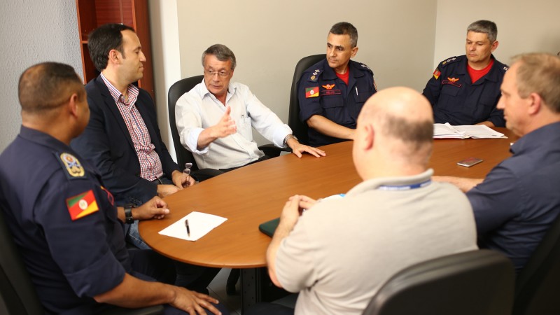 Visita de cortesia do deputado Pedro Pereira