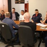Visita de cortesia do deputado Pedro Pereira juntamente com secretários municipais