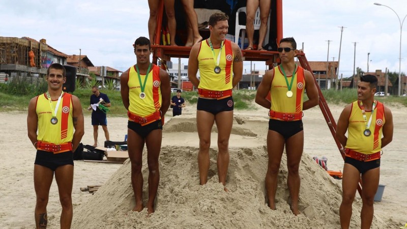 Primeiros colocados da competição