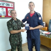 Visita de inspeção anual às forças auxiliares do Exército Brasileiro