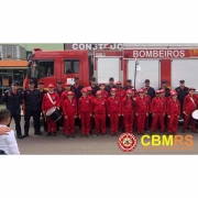 Corpo de Bombeiros Militar de Terra de Areia participa de Desfile em Maquiné
