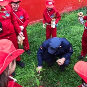 9º BBM ministra palestra sobre preservação do meio ambiente aos pequenos do Projeto Bombeiro Mirim