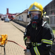 Corpo de Bombeiros Militar de Cachoeira do Sul realiza palestra ao SAMU