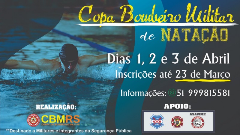 Copa Bombeiro Militar de Natação - CBMRS