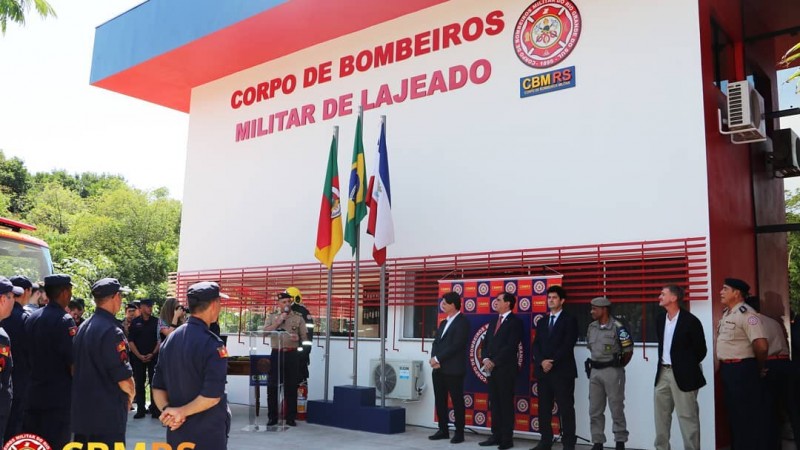 Inauguração das novas instalações do Corpo de Bombeiros Militar de Lajeado