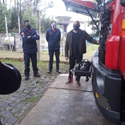 Condutores de viaturas de combate a incêndio do 1º BBM realizam treinamento em Santa Cruz do Sul