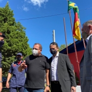 Secretário-adjunto de Segurança Pública do Estado realiza entrega simbólica de viaturas e equipamentos ao CBMRS