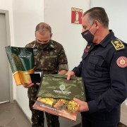 CBMRS recebe visita de cortesia do IGPM do Exército Brasileiro