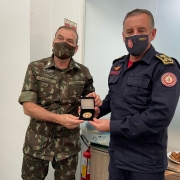 CBMRS recebe visita de cortesia do IGPM do Exército Brasileiro