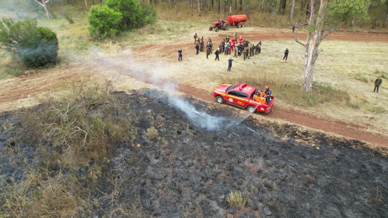Estágio Básico de Combate a Incêndios Florestais (EBCIF) é promovido pelo 11º BBM 