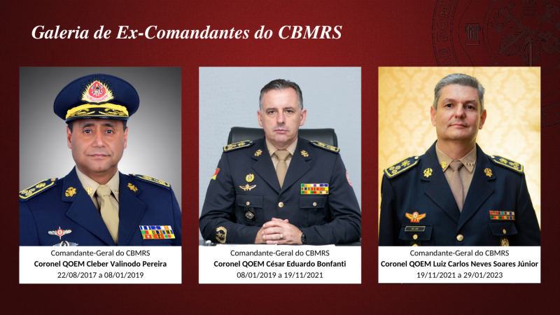 Galeria de Ex-Comandantes do CBMRS
