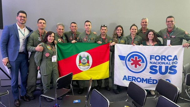 CBMRS no 4° Congresso Aeromédico América Latina (4° CONAER), realizado em Goiânia-GO.