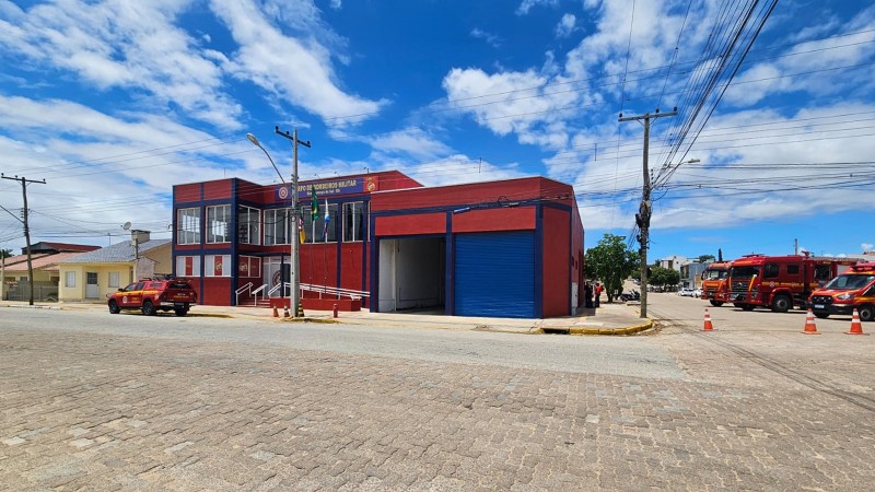 Cidade de São Lourenço do Sul recebeu o novo prédio do quartel do Corpo de Bombeiros Militar