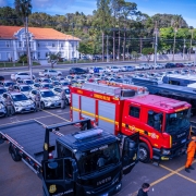 Corpo de Bombeiros Militar recebeu 39 viaturas botes, motosserras e EPIs para ações de salvamento e resgate